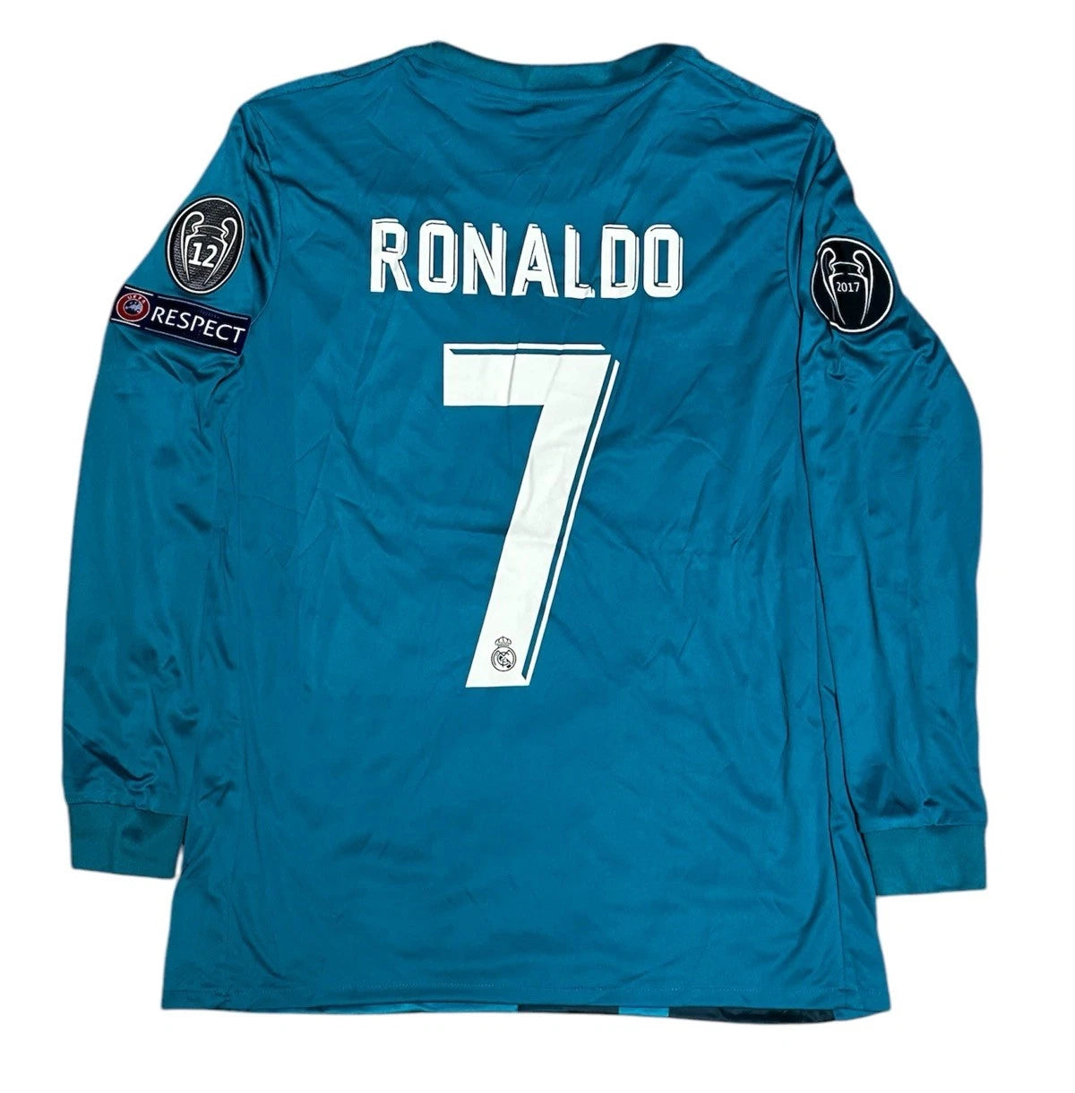 Real Madrid 17/18 III Third Jersey - Long Sleeve Retro Ronaldo #7
