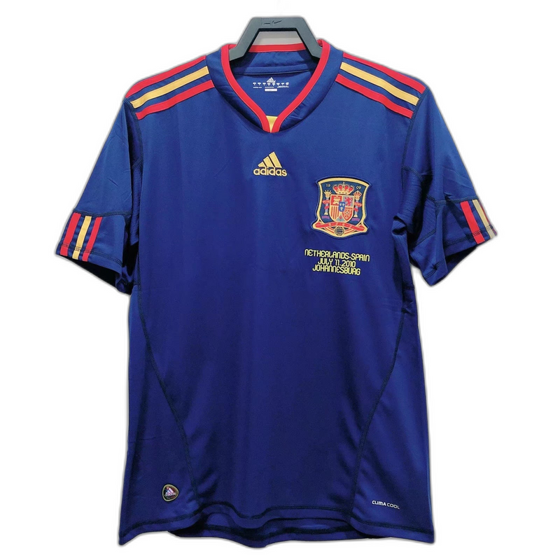 Spain 2010 World Cup Final II Away Jersey - Retro Version