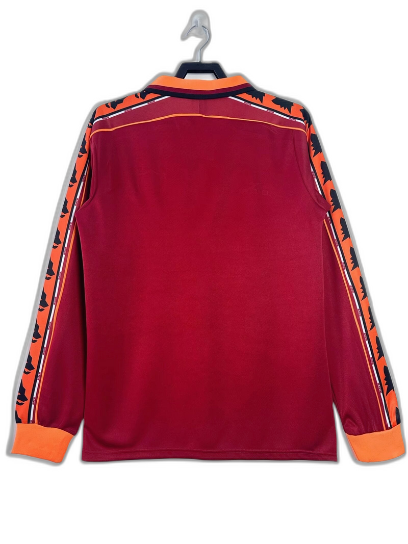 AS Roma 98/99 I Home Jersey - Long Sleeve Retro Version