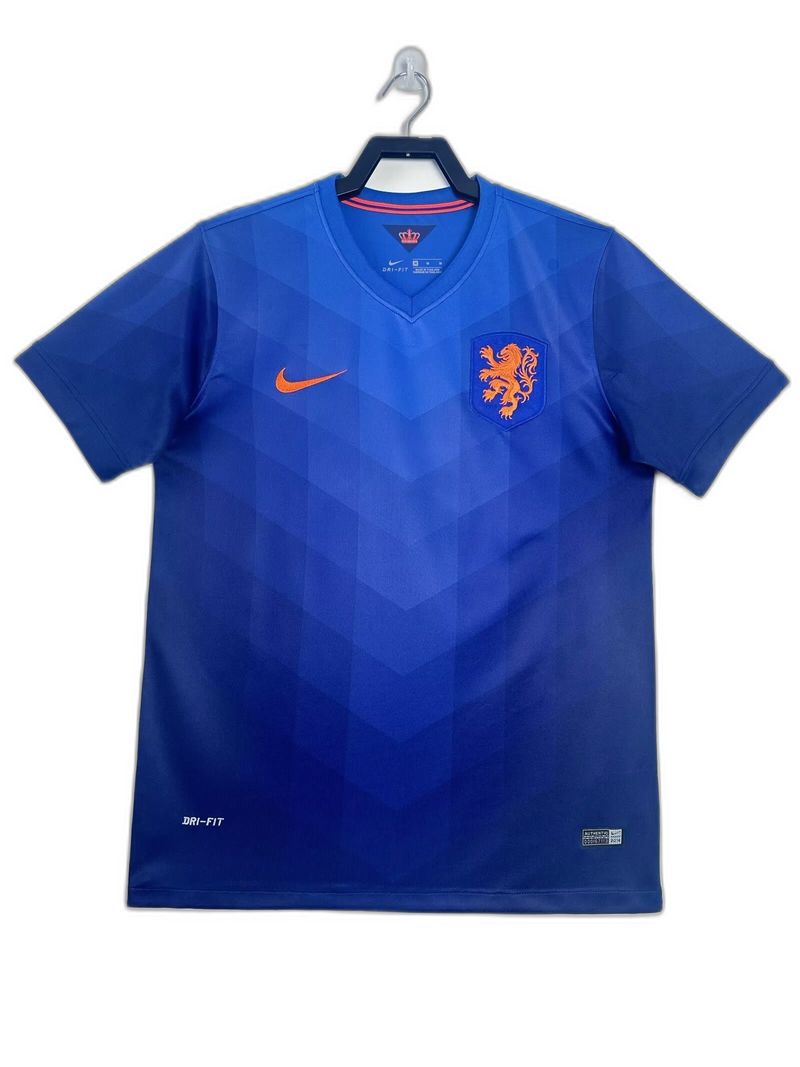 Netherlands 2014 II Away Jersey - Retro Version