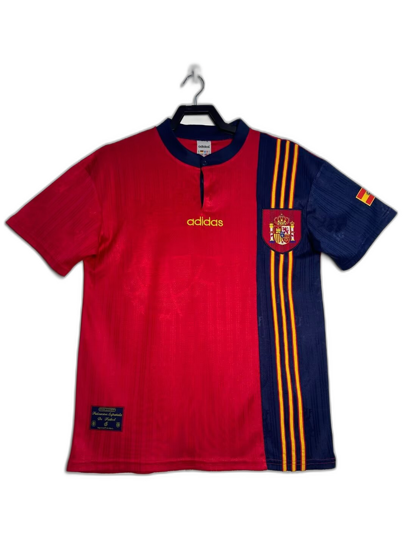 Spain 1996 I Home Jersey - Retro Version