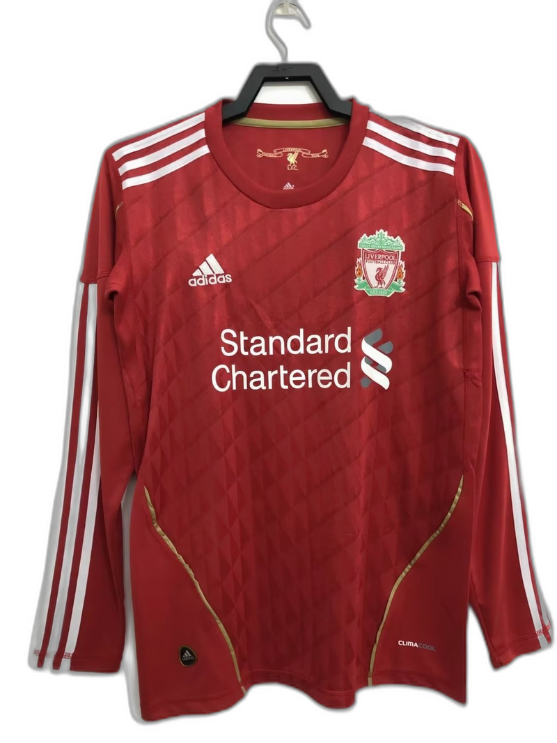 Liverpool 2010 I Home Jersey - Long Sleeve Retro Version