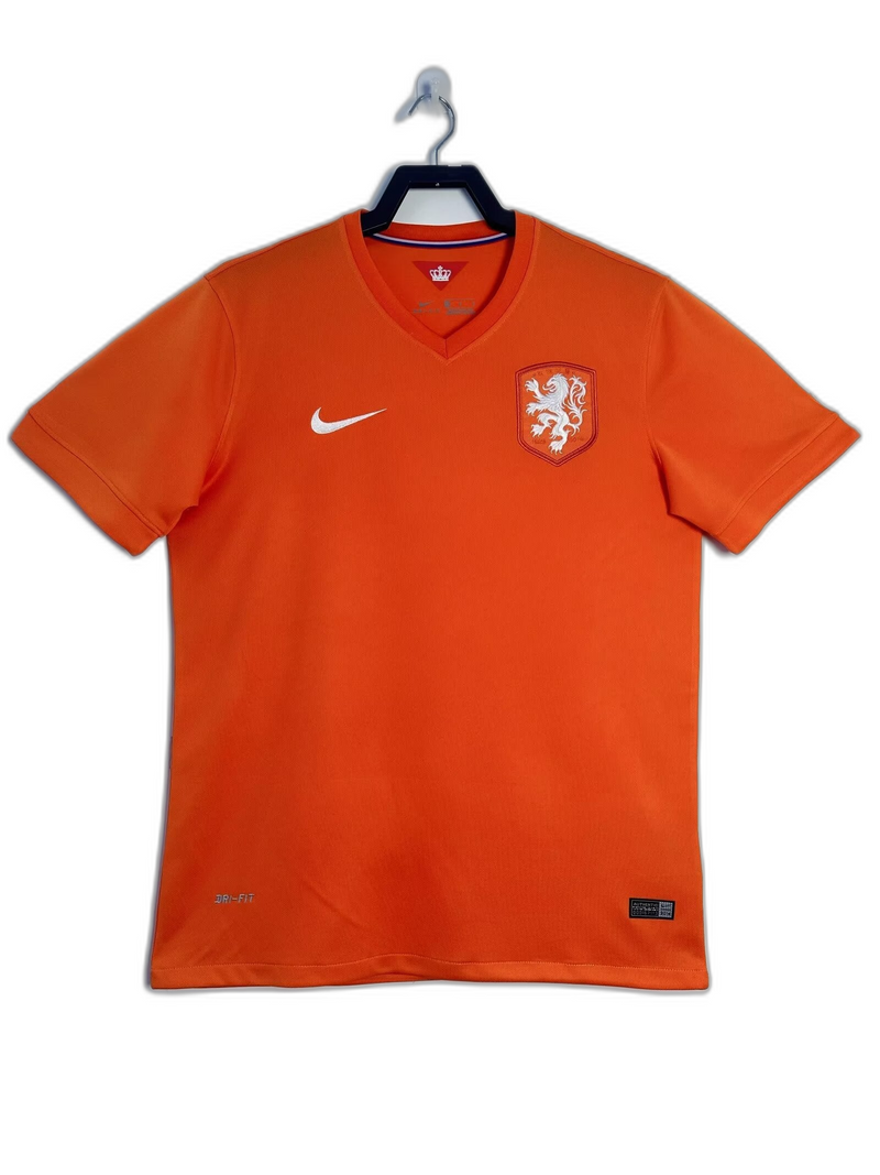 Netherlands 2014 I Home Jersey - Retro Version