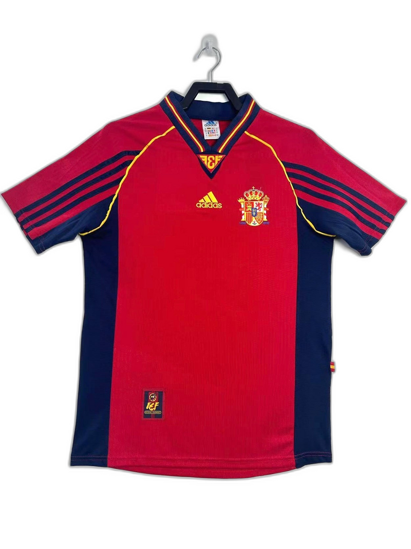 Spain 1998 I Home Jersey - Retro Version