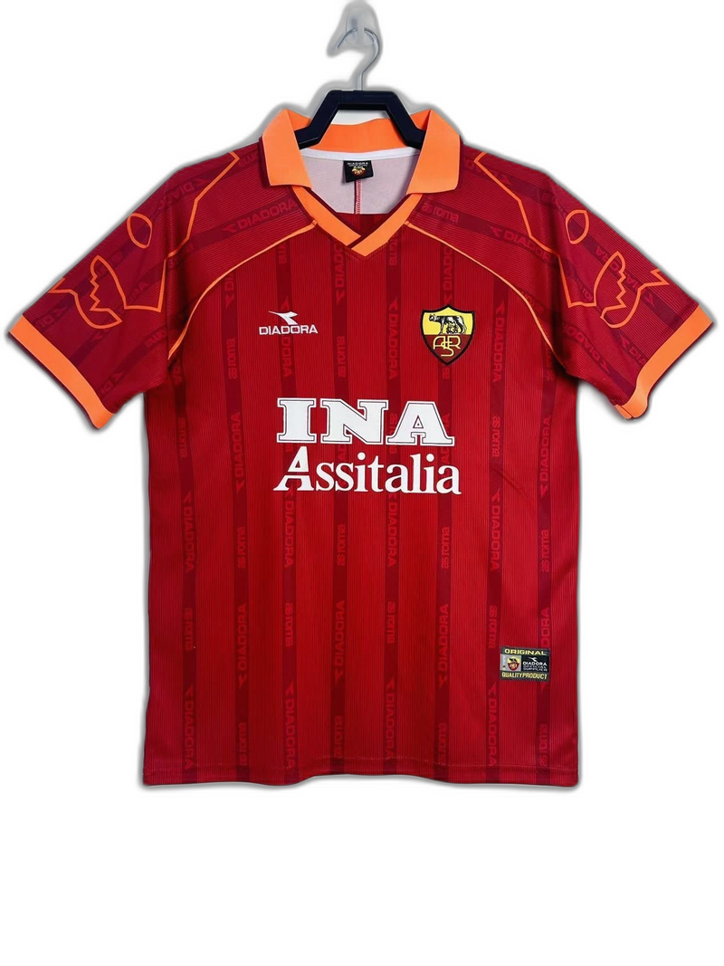 AS Roma 99/00 I Home Jersey - Retro Version