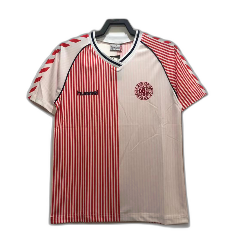 Denmark 1986 II Away Jersey - Retro Version