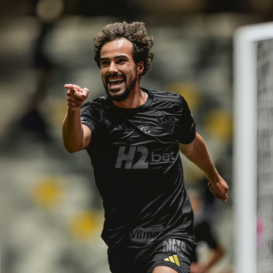 Camisa Atlético Mineiro All Black 2025/26 - Galo na Veia - All Sponsor